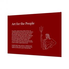 Cartel de Kapa de 5 mm de 100x140 cm